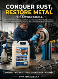 TetraClean Rust Remover 5 Litre | Fast-Acting Rust & Oxidation Remover for Metal Surfaces, Bolts & Automotive Parts