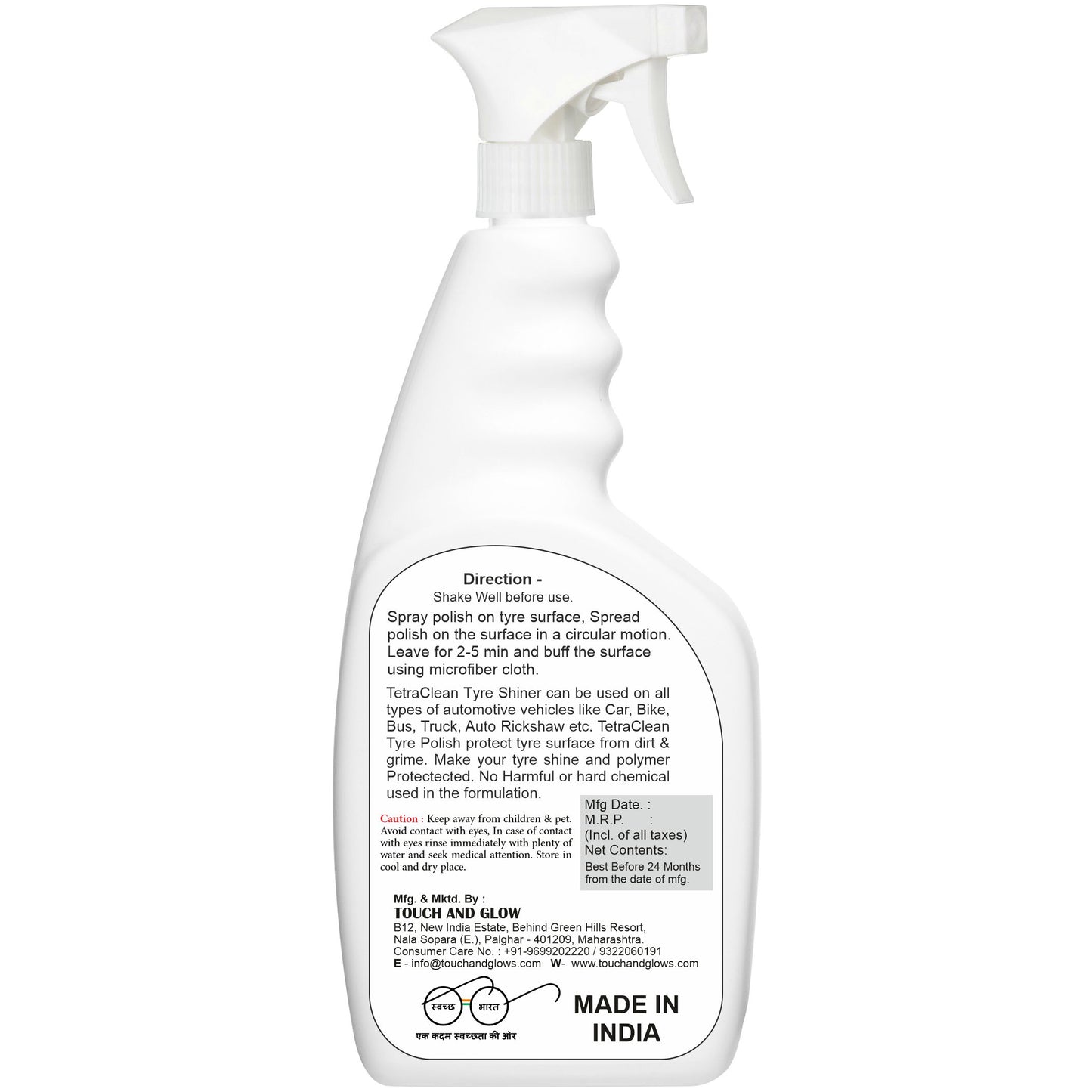 TetraClean Super Shine Tyre Polish – 500ml