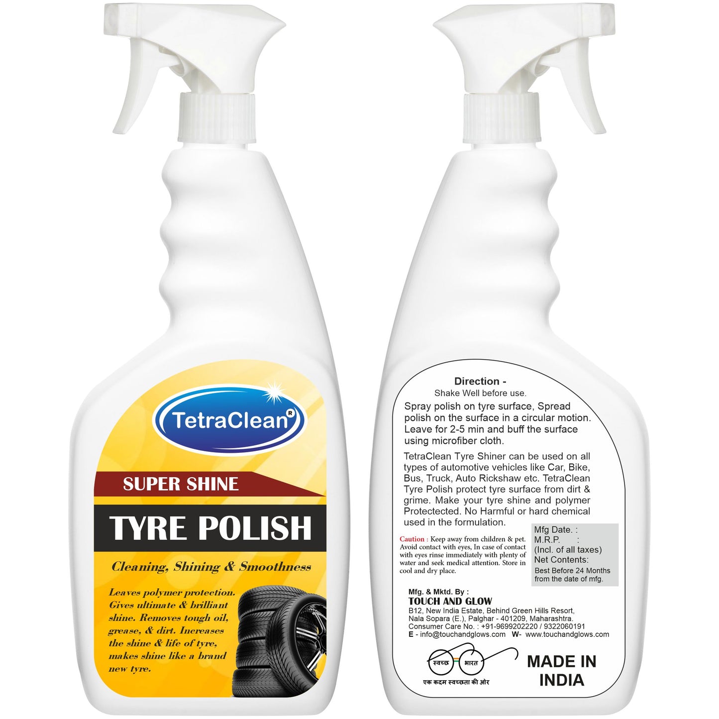 TetraClean Super Shine Tyre Polish – 500ml