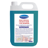 TetraClean High Foaming Blue Car Shampoo 5L | High Shine Colour Foam Car Wash Liquid | Removes Dirt, Grease, Oil & Road Grime | Concentrated Vehicle Cleaning Shampoo for Foam Cannon & Pressure Washer