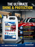 TetraClean Car Polish 5 Litre | Wax-Based Car Polish for Deep Shine, Paint Protection & Dirt Removal