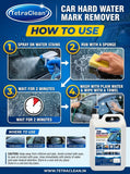 TetraClean Car Hard Water Mark Remover 5 Litre | Removes Water Spots, Mineral Deposits & Stains from Car Glass and Paint